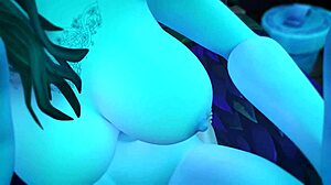 Wow Night Elf Cowgirl Sex With Orgasm!