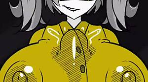 j enjoys the group banging in this anime scene