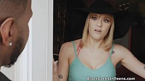 Sunbathing Turns Into Neighbor's BBC Action