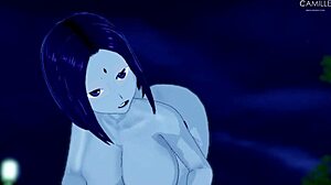 Raven From Teen Titans Gives Horny JOI And Facial In Dark Forest With Big Thighs