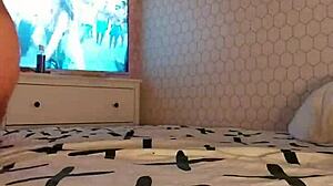 I sit hard on that big black cock