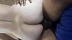 Thick ebony girl gets interracial fucking in bonus clips