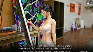 Permainan deskriptif Universiti Masalah Bahagian 17 Dengan Adegan Masturbasi Dan Jari Hentai