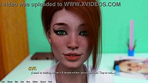 Hey, opening up to busty redhead about cheating ex turns hot! 🔥