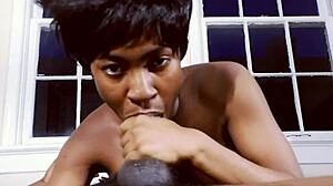 Compilation of Petite Ebony Teens Riding Cocks and Getting Face Sat