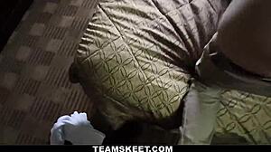 Girl Blows and Gets Fucked with Cum Everywhere!