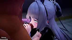 Bronya from the anime series shines brightly