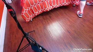 Christy Mack gets fucked by Nick Manning behind the scenes