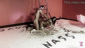 Blonde models in pool, then fucks photographer?