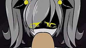 j enjoys the group banging in this anime scene