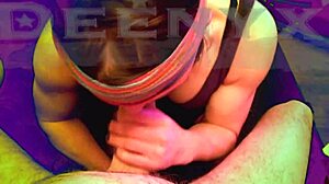 Deenyx and partner with big cocks in gay crossdressing