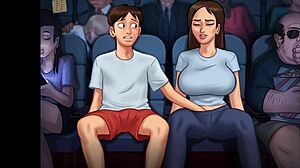 Homemade cartoon featuring big tits in summertime saga episode 191.