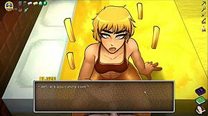 Hornycraft Parody Femdom Cumshot