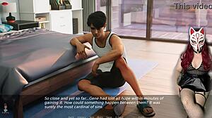 Ms. Denvers says, 'Come here, young one, for some big tit fun in episode 33'