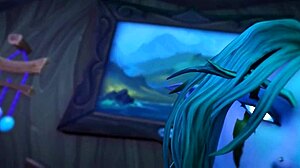 Wow Night Elf Cowgirl Sex With Orgasm!