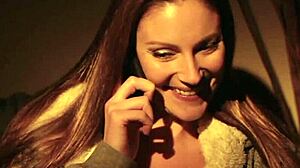 Let's Explore Intimate Moments Outside With Brunette Lesbian Trio Behind A Car