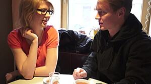 Nerdy Teen Katya's Casual Sex: Blowjob, Pussy Licking, and Cum