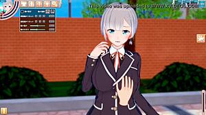 Feisty Busty JK Asami Gets Tit Massage and Sex in 3D Hentai