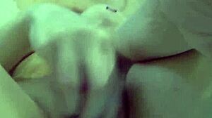 sexy nadia takes bath with rubber duckies, masturbating her pussy intensely