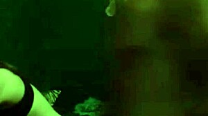 Colombian Babysitter Paints Body Outdoors, Gets Horny.