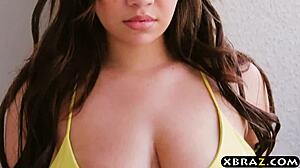 Big Natural Boobs Latina Teen 18+ Drilled Hard by Older Stud!