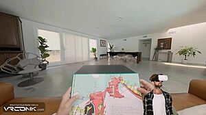 VR with beautiful Latina stepsister in cosplay parody part 1