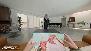 VR with beautiful Latina stepsister in cosplay parody part 1