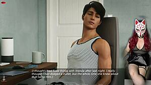 Ms. Denvers says, 'Come here, young one, for some big tit fun in episode 33'