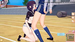 【エロゲーコイカツ！】前髪ぱっつん爆乳jk「双葉」ちゃんがおっぱい揉みまくられる３dcgエロアニメ動画