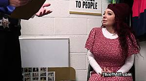 i caught the milf stealing candy and fucked her hard in the office, oh shit