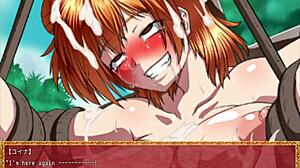 Bound bitch dancers face intense gangbang in outdoor quest