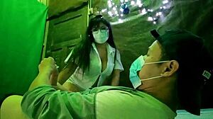 mother-in-law enjoys authentic sex challenge with stepson 😏