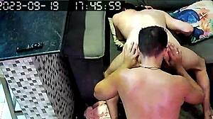 i saw my boyfriend fucking the doorman on camera.