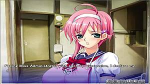 Watching apartment of love through a peeping hole