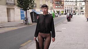 blonde babysitter slips with husband's friend again