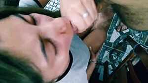 Feel the sensation of an amateur blowjob camera