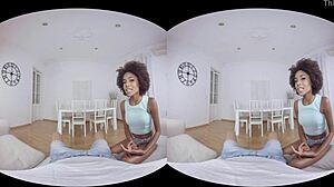 newlywed bride in virtual reality