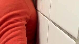 casado dotado slams me hard in bathroom with no spit at all.