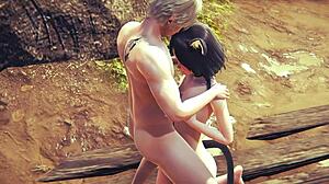 Hentai uncensored 3d - kitty boobjob and fucked with creampie - japanese asian manga anime game porn