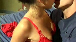 Wild wet t-shirt contest turns into hardcore outdoor banging.