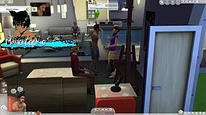 Hey, messing around with my curvy Sims 4 neighbor!