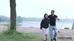 Glamorous Skinny Nympho Gets Her Yummy Pussy and Small Anus Poked Hard