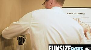 Monster Cock Stretches Petite 18+ Boy's Tight Ass at Hospital. Funsizeboys.net Delivers Raw Action!