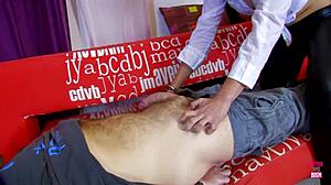 super naughty blonde lady dominated during deep throating