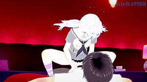 mikamo neru bunny girl and uzawa reisa dive into wild hentai sex