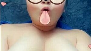 In this anime hentai, a chubby milf wife engages in dirty talk while getting fucked masked