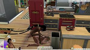 SIMS 4 Shemale Sex Compilation with Futa Anal and Feet
