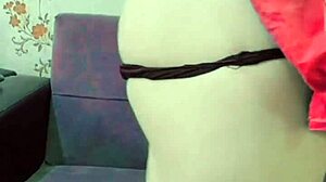 Gay Sissy Crossdresser Shows Off Big White Booty