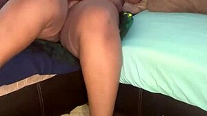 BBW Pussy Gushes On Couch