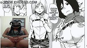 watching the premiere of attack on titan with big ass latina solo